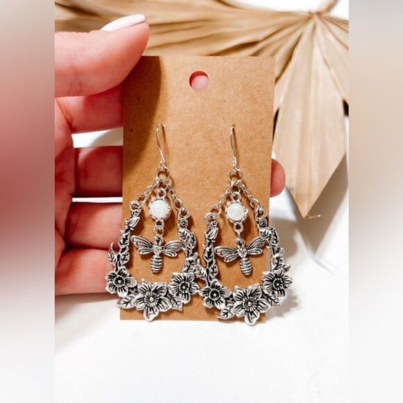 Boho dangle  earrings S277 - Picture 5 of 5